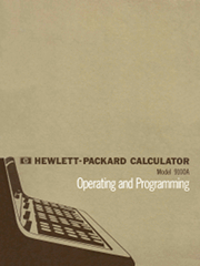 HP 9100A Operating and Programming Manual